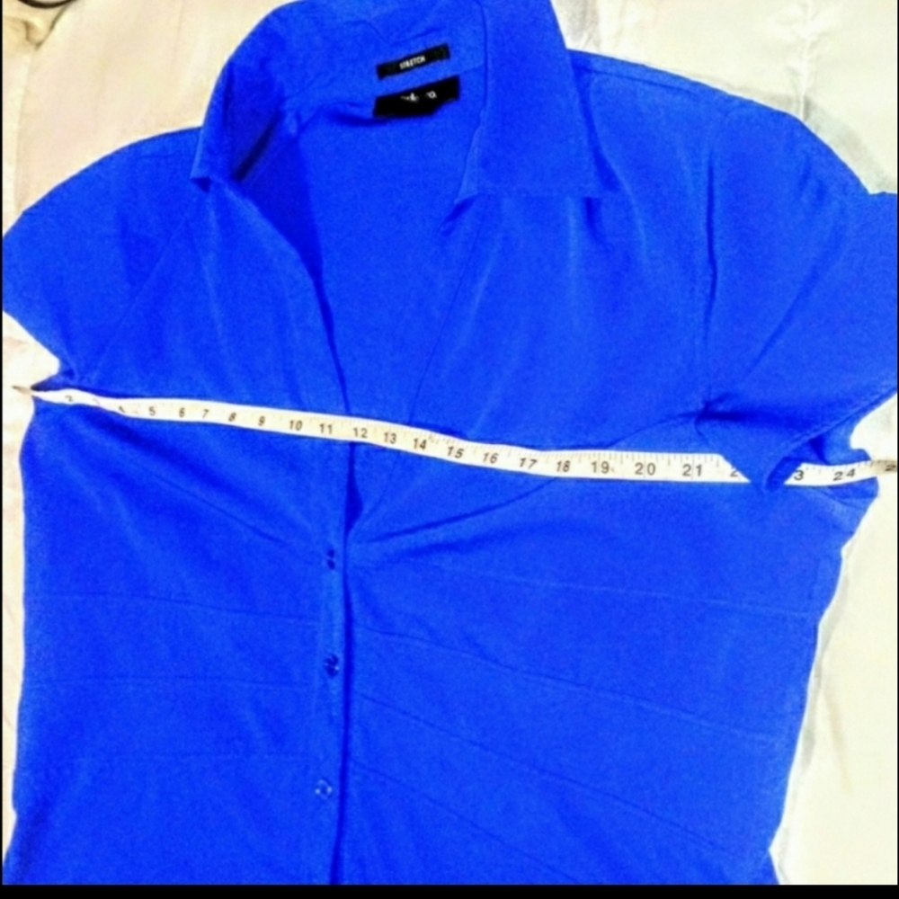 Style & Co Top Sectretly Slim Button Up Size 16 - Picture 8 of 10